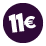 Runde Preise: 11€